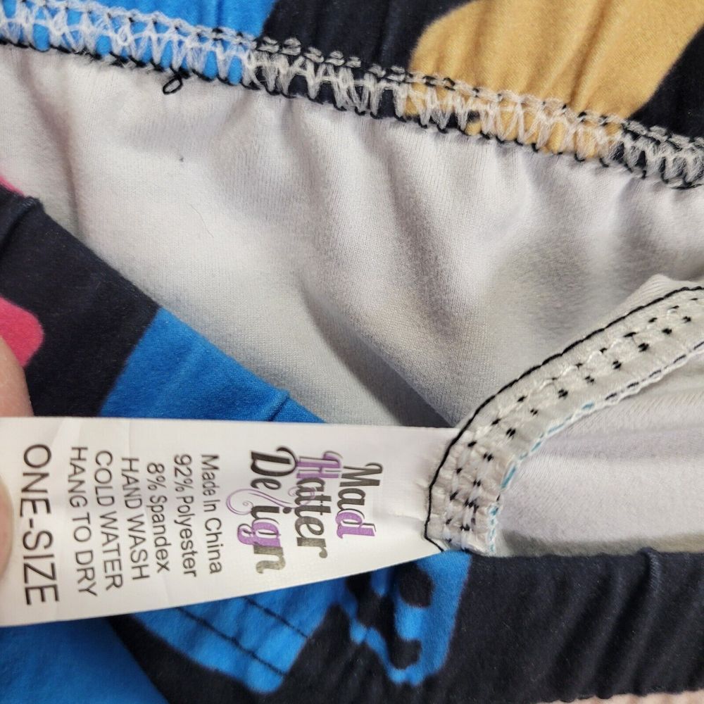Mad Hatter Dezign Baking Fun Polyester Spandex Ankle Leggings One Size Fits All - Picture 6 of 6